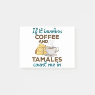 Bloco De Notas Café e Tamales Comida Lover mexicano