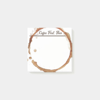 Bloco De Notas Café Engraçado Primeiro