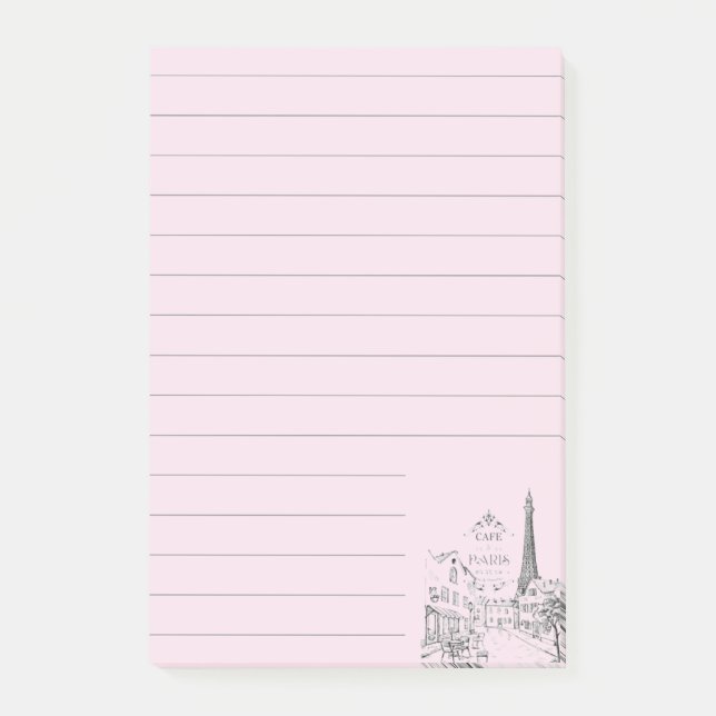 Bloco De Notas Café Paris (Frente)
