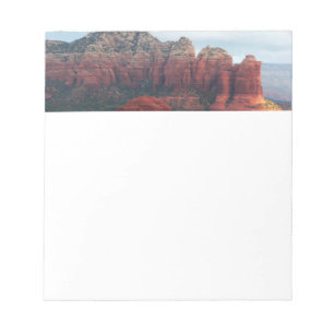 Bloco De Notas Café Pot Rock Nublado em Sedona Arizona