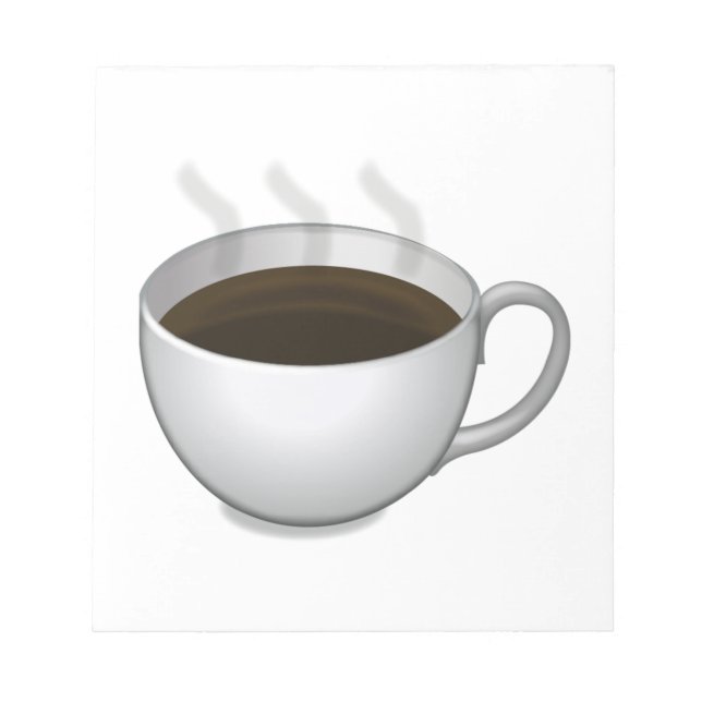 Bloco De Notas Café Quente - Emoji (Frente)