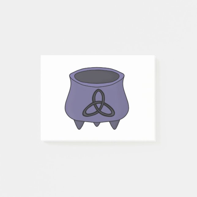 Bloco De Notas Caldeirão da Trindade Triquetra (Frente)