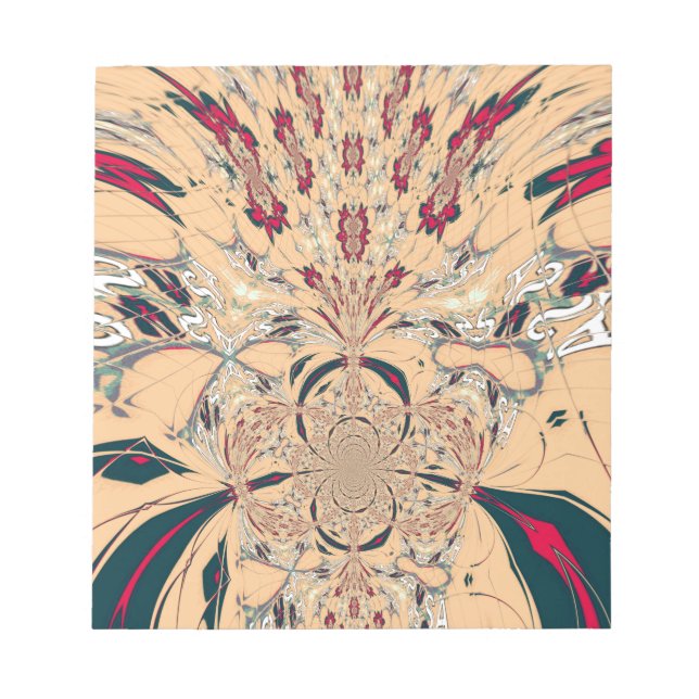 Bloco De Notas Caleidoscópio Africano Vibrante: Uma Delícia de Pe (Frente)