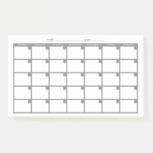 Bloco De Notas Calendário de Nota Adicionais Não Atualizado - Cin