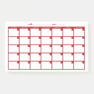 Bloco De Notas Calendário de Nota Adicionais Não Atualizado - Ver
