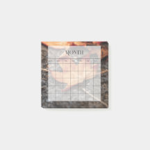 Calendário do Planejador Mensal Mínimo Moderno