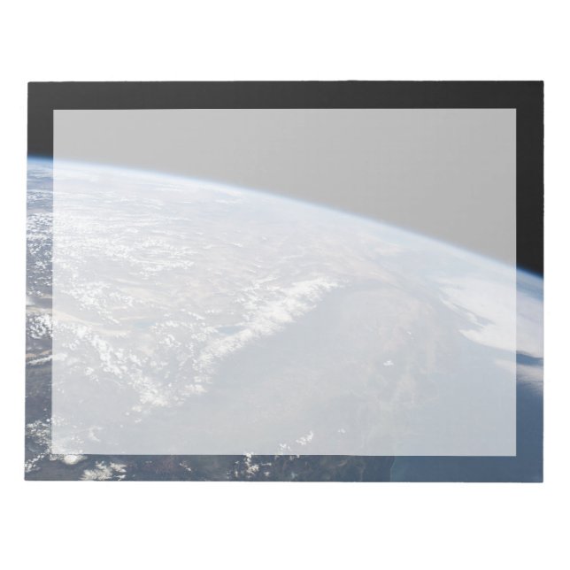 Bloco De Notas Califórnia E Nevada Como Viram Do Espaço. (Frente)