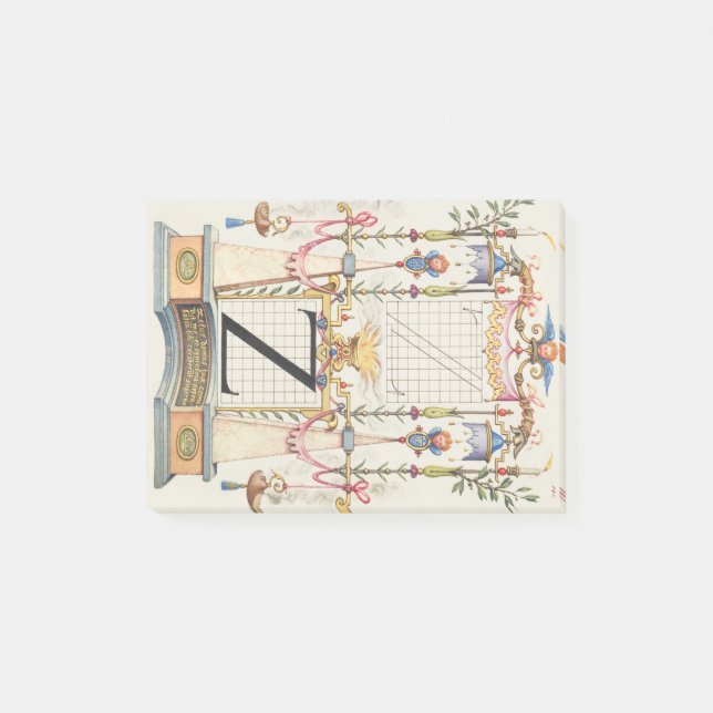 BLOCO DE NOTAS CALLIGRAPHY ANTIQUE ALPHABET Z (Frente)