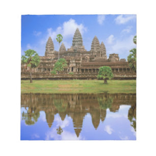 Bloco De Notas Camboja, Kampuchea, templo Angkor Wat.