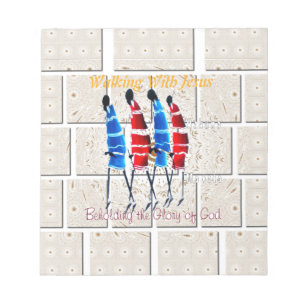 Bloco De Notas Caminhando com Jesus Hakuna Matata Inspirou Beauti