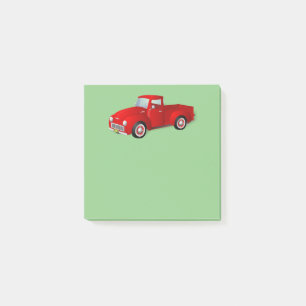 Bloco De Notas Caminhão Vermelho