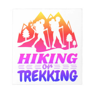 Bloco De Notas Caminho ou Trekking