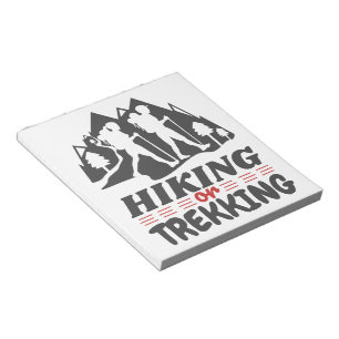 Bloco De Notas Caminho ou Trekking
