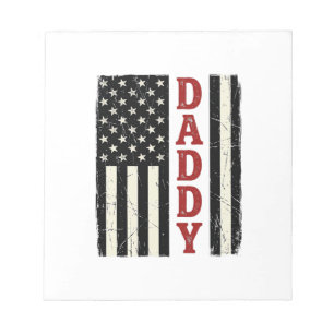 Bloco De Notas Camisa com Desenho da Bandeira Americana Disturbad