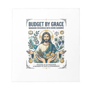 Bloco De Notas Camisa Jesus Paz Financeira Jornada Livre de Dívid