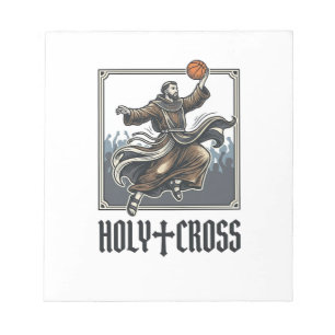 Bloco De Notas Camisa Religiosa de Basquete Vintage da Santa Cruz