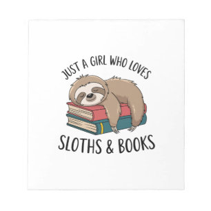 Bloco De Notas Camiseta de design de leitura de livro de amante d