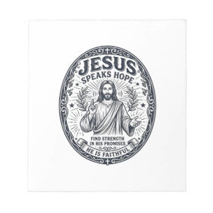 Bloco De Notas Camiseta de Inclusão da Comunidade Surda ASL Jesus