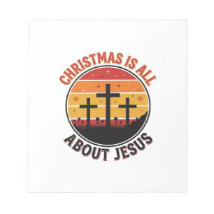 Bloco De Notas Camiseta Desenho Cruz do Pôr do Sol Jesus Natal Cr