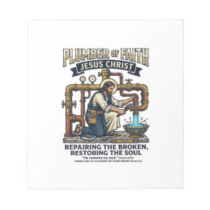 Bloco De Notas Camiseta Gráfica Jesus Encanador Arte Cristã_1