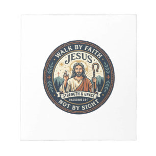 Bloco De Notas Camiseta Jesus Matcha Cafe Tendência Gráfica Crist