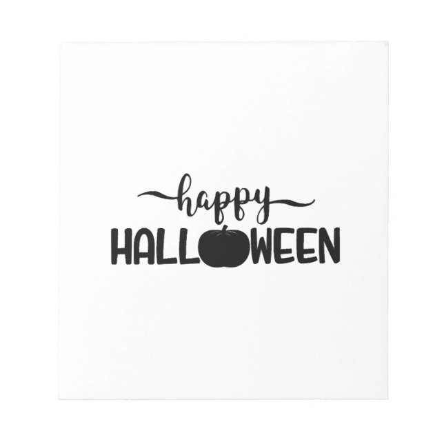 Bloco De Notas Camisetas Feliz Halloween halloween (Frente)