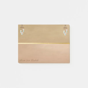 Bloco De Notas Campainhas de Vento Elegantes e Chic - Personaliza