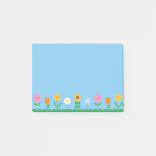 Bloco De Notas Campo de Flor Kawaii