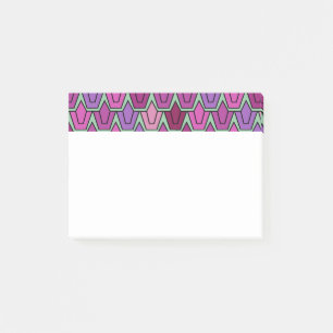 Bloco De Notas Campo de Tulipa Roxo