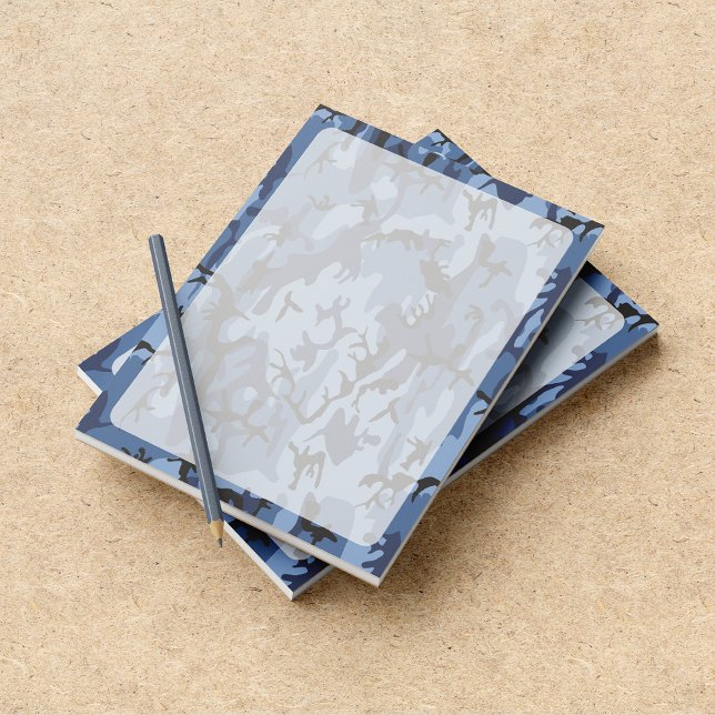 Bloco De Notas Camuflagem Azul marinho, Militar, Exército (Criador carregado)