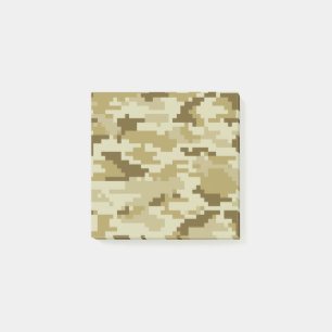 Bloco De Notas Camuflagem/Camo do deserto de 8 Digitas do pixel