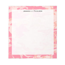 Camuflagem Rosa e Pêssego com Monograma