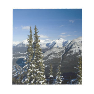 Bloco De Notas Canadá, Alberta, Banff. Vistas do Vale Bow