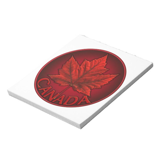 Bloco De Notas Canadá Flag Souvenir Notepad Canada Gifts (Invertido)