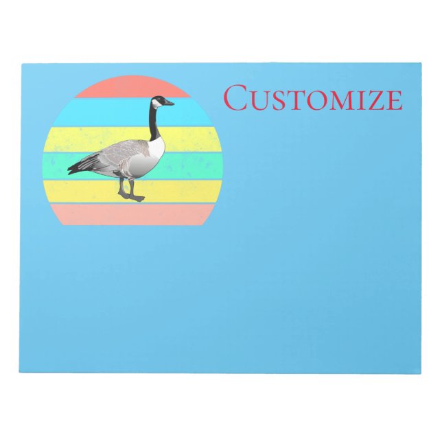 Bloco De Notas Canadá ganha Sun Thunder_Cove multi-cores (Frente)