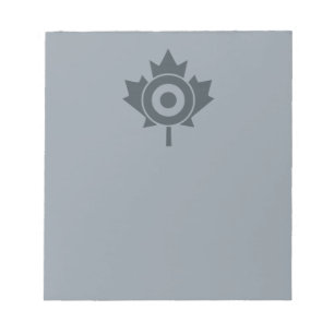 Bloco De Notas Canadiano Maple Leaf Roundel Mod