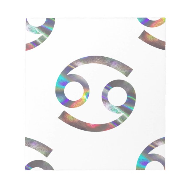 Bloco De Notas cancer holograma (Frente)
