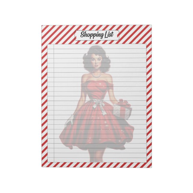 Bloco De Notas Candy Cane Christmas (Invertido)