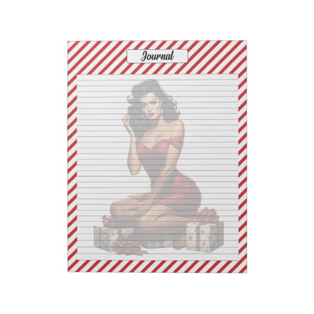 Bloco De Notas Candy Cane Christmas (Invertido)