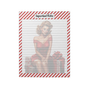 Bloco De Notas Candy Cane Christmas