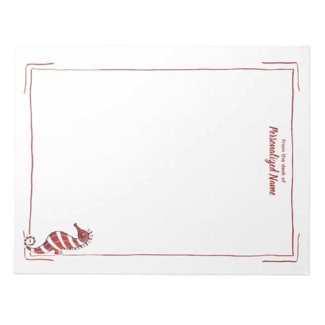 Bloco De Notas Candy Seacavalo Sem Linhas (Frente)