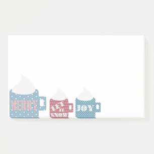 Bloco De Notas Caneca Personalizada de Chocolate Quente do Acampa