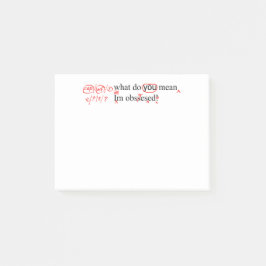 Bloco De Notas Caneta Vermelha do Proofreader Obcecado