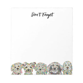 Bloco De Notas Canina