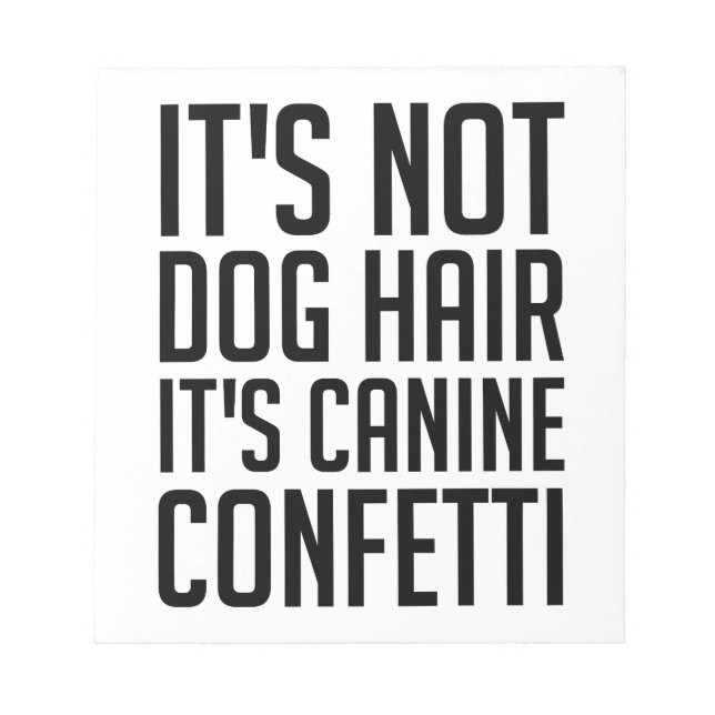 Bloco De Notas Canine Confetti (Frente)