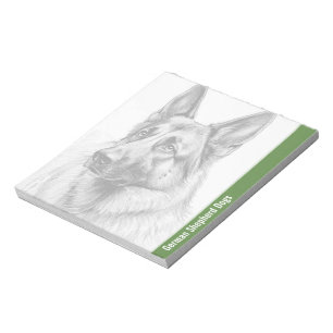 Bloco De Notas Caninos german shepherd