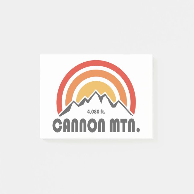Bloco De Notas Cannon Mountain New Hampshire (Frente)