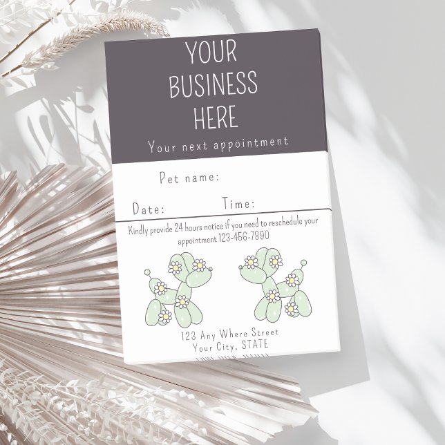 Bloco De Notas Cão-balão de manutenção de Pet de lembrete de comp (Criador carregado)