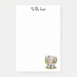 Bloco De Notas Cão bonito e nome personalizado,Personalizado simp