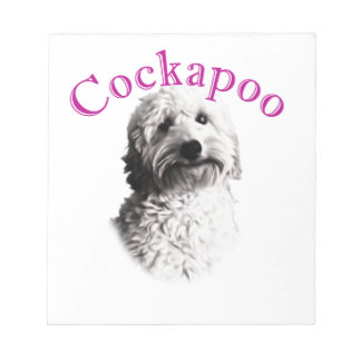 Bloco De Notas Cão Cockapoo